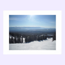 Winter Scene at Big White posters