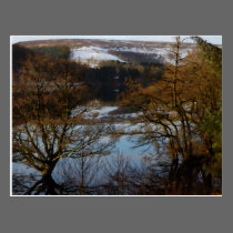 Winter Scene at Derwent Reservoir postcards