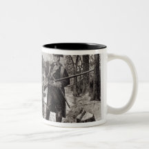 Winter Scene at the Continental Army Encampment Coffee Mugs