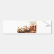 Winter Scene at Yselmuiden Bumper Sticker