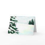 Winter scene card