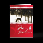 Winter Scene Christmas Card