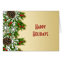 Winter Scene Holiday Card
