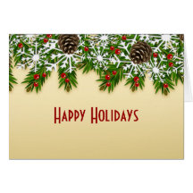 Winter Scene Holiday Card