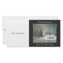 Winter Scene Photo Card Template photo cards