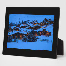 Winter Scene Photo Plaques