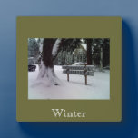Winter Scene Plaque plaques