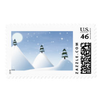 Winter Scene postage