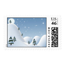 Winter Scene postage