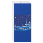 Winter Scene Full Color Rack Card