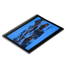 Winter Scene Spiral Notebook
