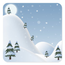 Winter Scene stickers