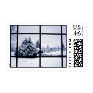 Winter Scenery stamp