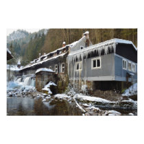 Winter Schröckenfux in Roßleithen Upper Austria Photographic Print