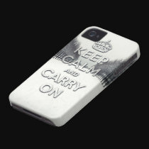 Winter season keep calm and carry on casemate cases
