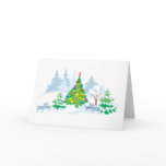 Winter Serene Christmas Goats