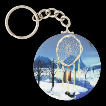 winter serenity keychains