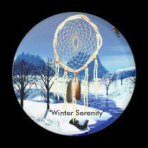 "Winter Serenity" magnets