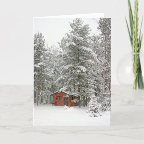 Winter Shed Card card