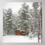 Winter Shed Poster posters