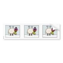 winter sheep scrapbook sticker bumper stickers by cfkaatje winter sheep scrapbook sticker bumper stickers