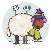 winter sheep sticker by cfkaatje winter sheep sticker