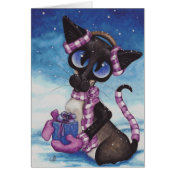 Winter Siamese Greeting Cards