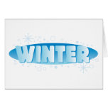 Winter Sign Greeting Card