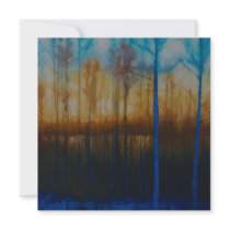 Winter Siljan Sunset Dark invitations