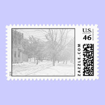 Winter Sketch V Stamps stamps