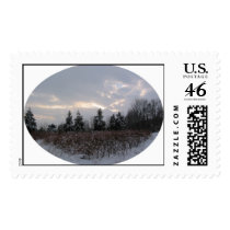 Winter sky postage