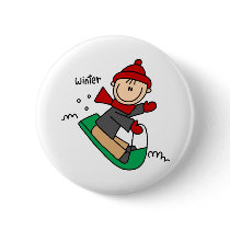 Winter Sledding buttons
