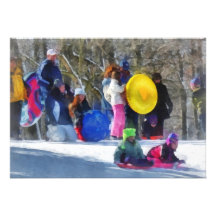 Winter - Sledding in the Park Announcements