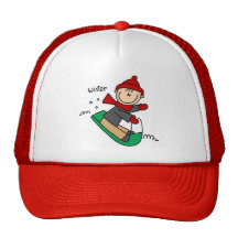 Winter Sledding Mesh Hat