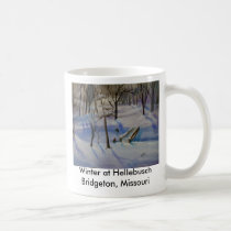 Winter Sleding, Winter at HellebuschBridgeton, ... mugs
