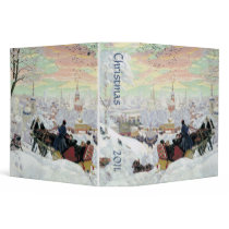 Winter Sleigh Ride 2" Christmas Binder Fine Art