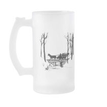 winter sleigh ride mugs by TheChristmasBoutique winter sleigh ride mugs
