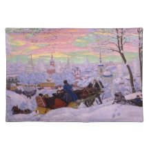 Winter Sleigh - Shrovetide Holiday Place Mats
