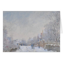 Winter Snow at Argeteuil Greeting Card