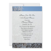 Winter Snow Bridal Shower Invitations zazzle_invitation