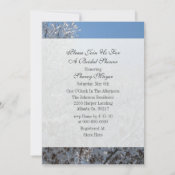 Winter Snow Bridal Shower Invitations invitation
