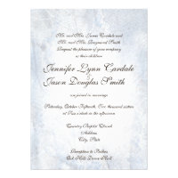 Winter Snow Camo Elegant Wedding Invitations