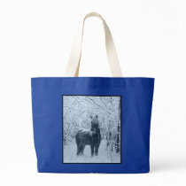Winter snow horse bags