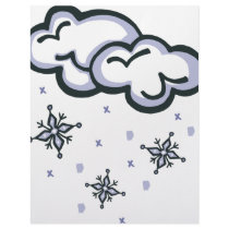 winter snow letterhead