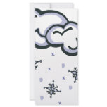 winter snow full color rack card