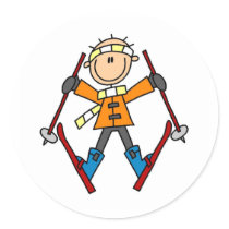 Winter Snow Ski stickers by stick_figures Winter Snow Ski stickers