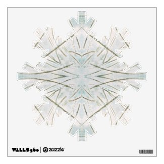 Winter Snowflake Christmas Holiday Wall Art Wall Decal