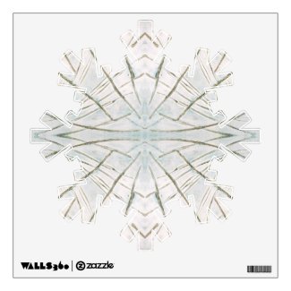 Winter Snowflake Christmas Holiday Wall Art Wall Decal