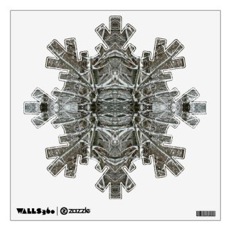 Winter Snowflake Christmas Holiday Wall Art Wall Graphic