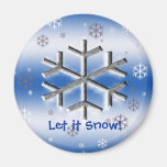 Winter Snowflake Fridge Magnet